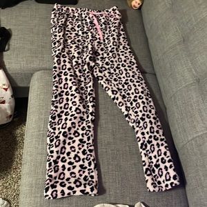 Pink Lepord Pajama Pants
